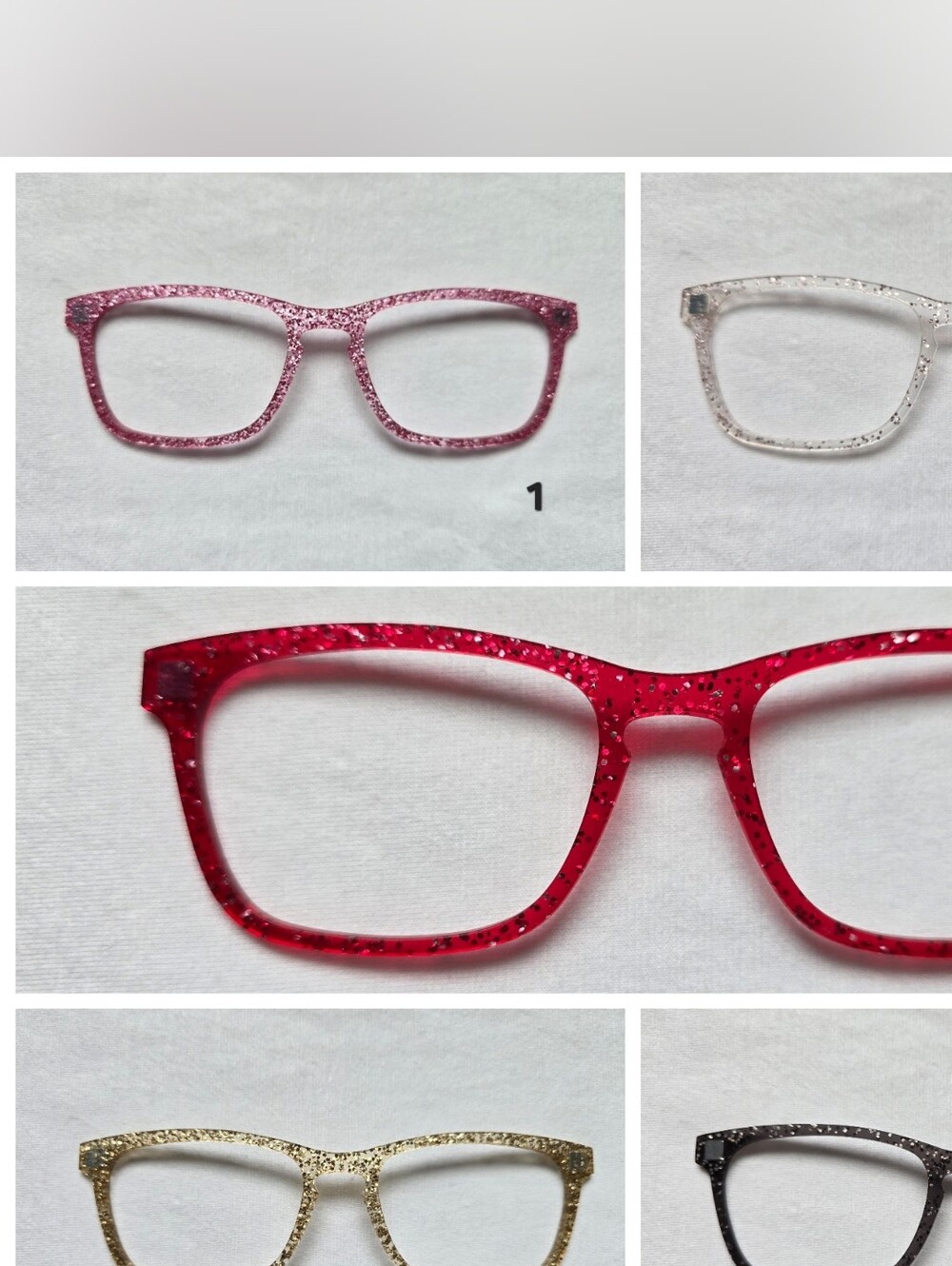 Casper Glitter Top Frames